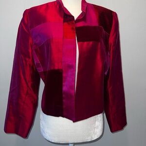 Elegant Kay Unger Pink Women's Silk Jacket
